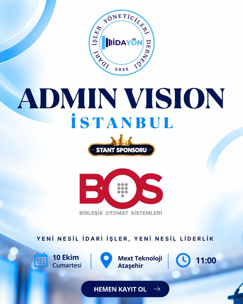 ADMIN VISION İSTANBUL’DA YENİ NESİL OTOMAT ÇÖZÜMLERİMİZLE YERİMİZİ ALIYORUZ!
